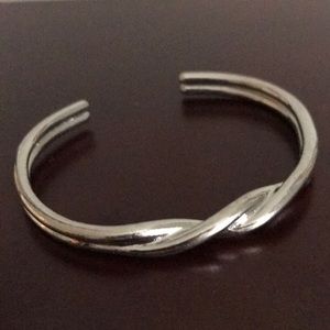 LOFT Silver Twist Cuff